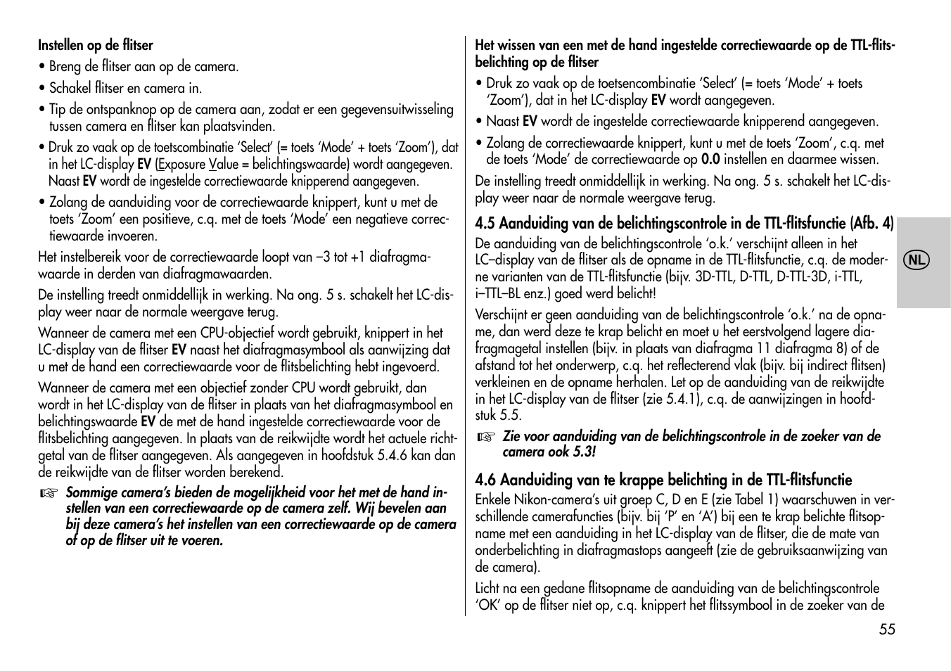 Metz MECABLITZ 54 AF-1 Nikon User Manual | Page 55 / 142