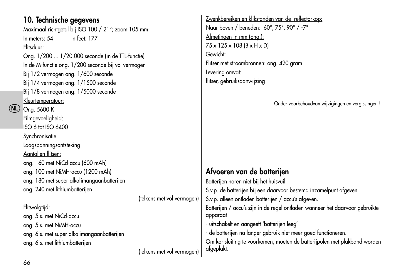 Metz MECABLITZ 54 AF-1 Nikon User Manual | Page 66 / 142