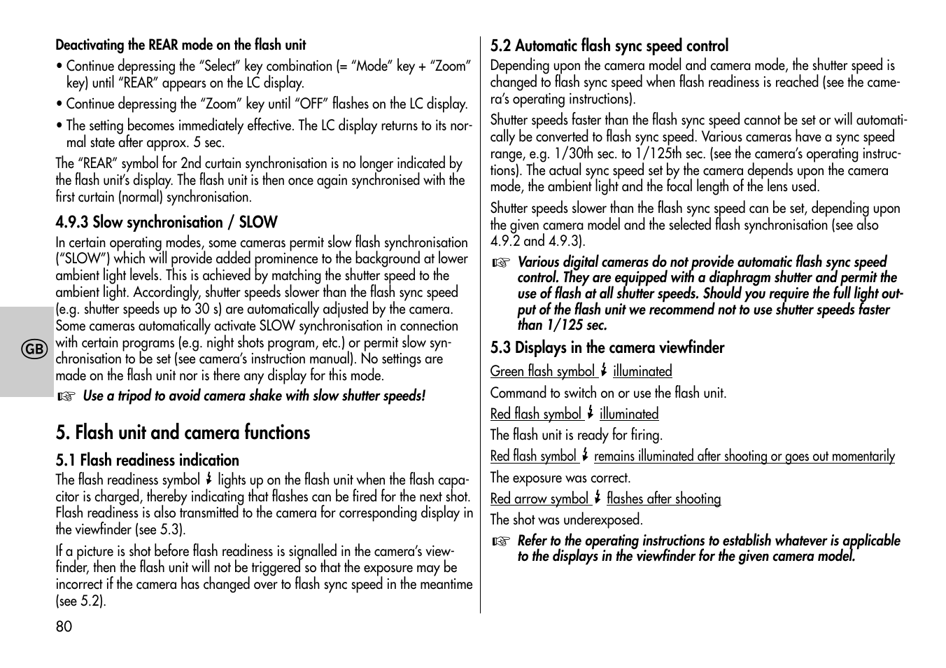 Metz MECABLITZ 54 AF-1 Nikon User Manual | Page 80 / 142