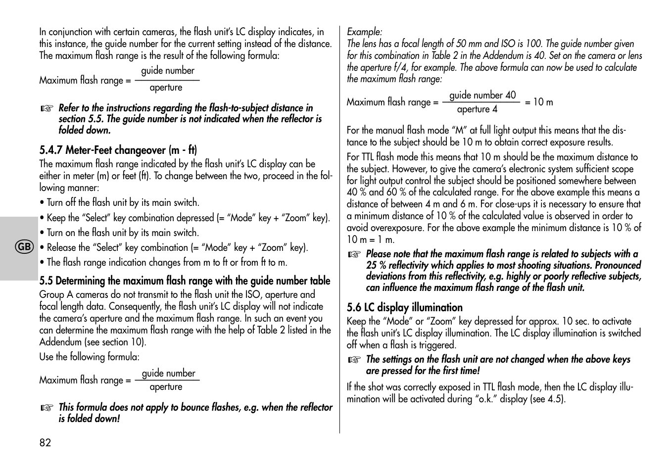 Metz MECABLITZ 54 AF-1 Nikon User Manual | Page 82 / 142