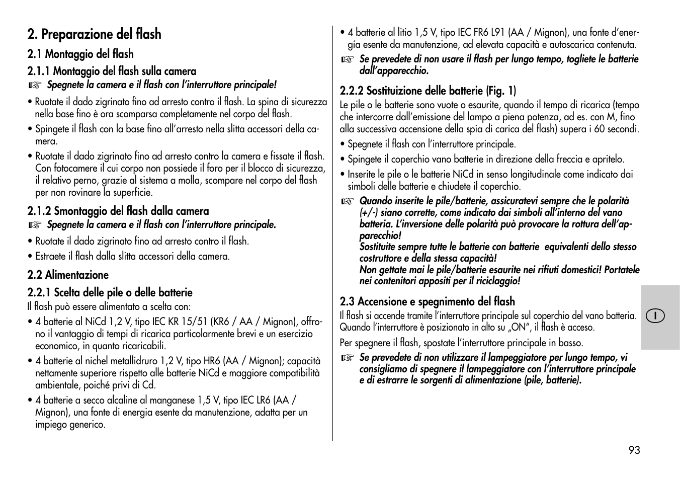 Metz MECABLITZ 54 AF-1 Nikon User Manual | Page 93 / 142