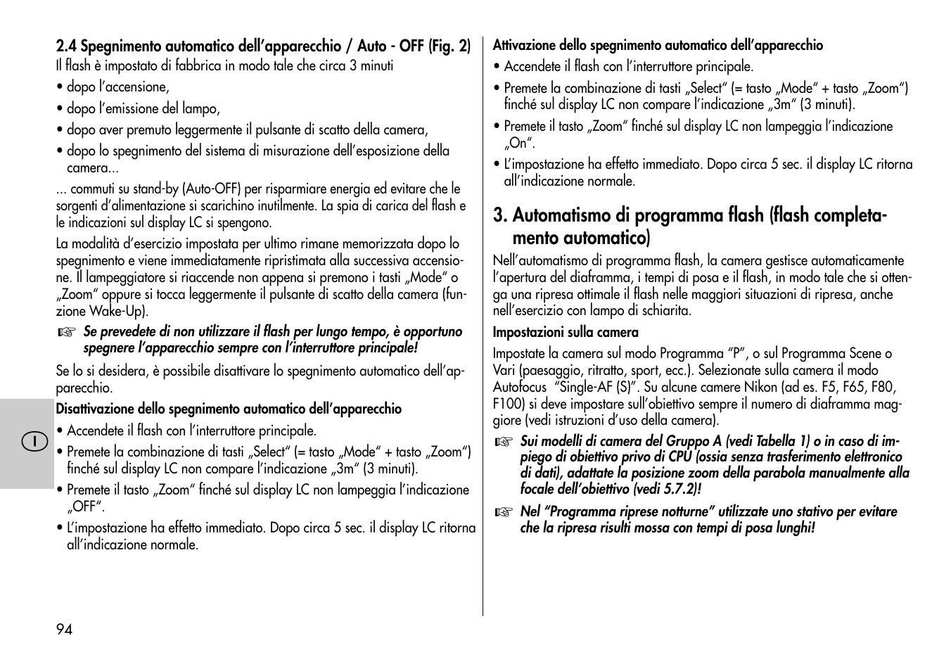 Metz MECABLITZ 54 AF-1 Nikon User Manual | Page 94 / 142