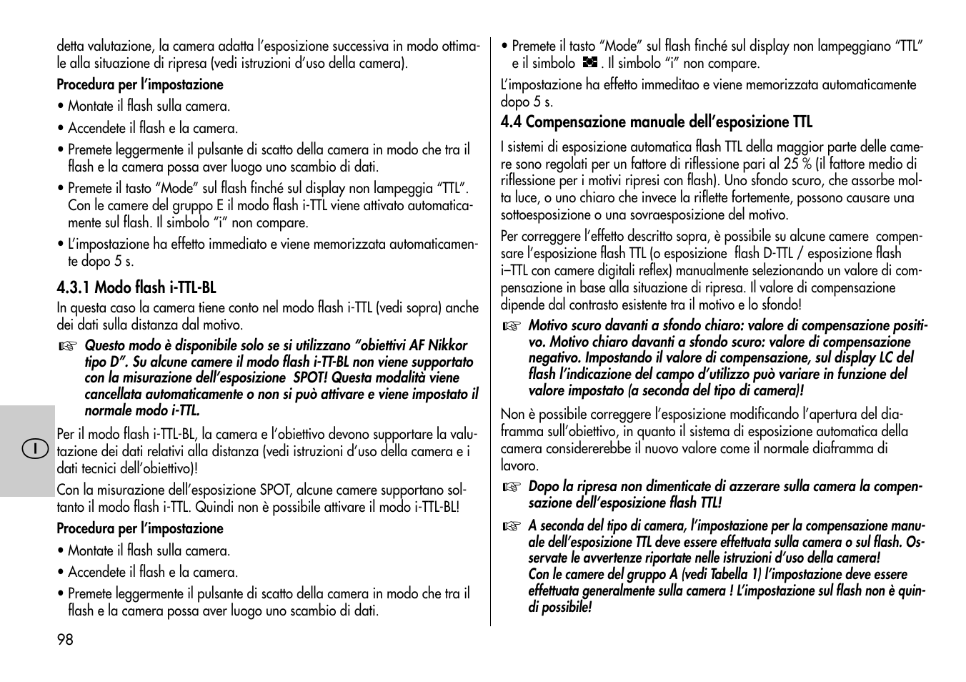 Metz MECABLITZ 54 AF-1 Nikon User Manual | Page 98 / 142