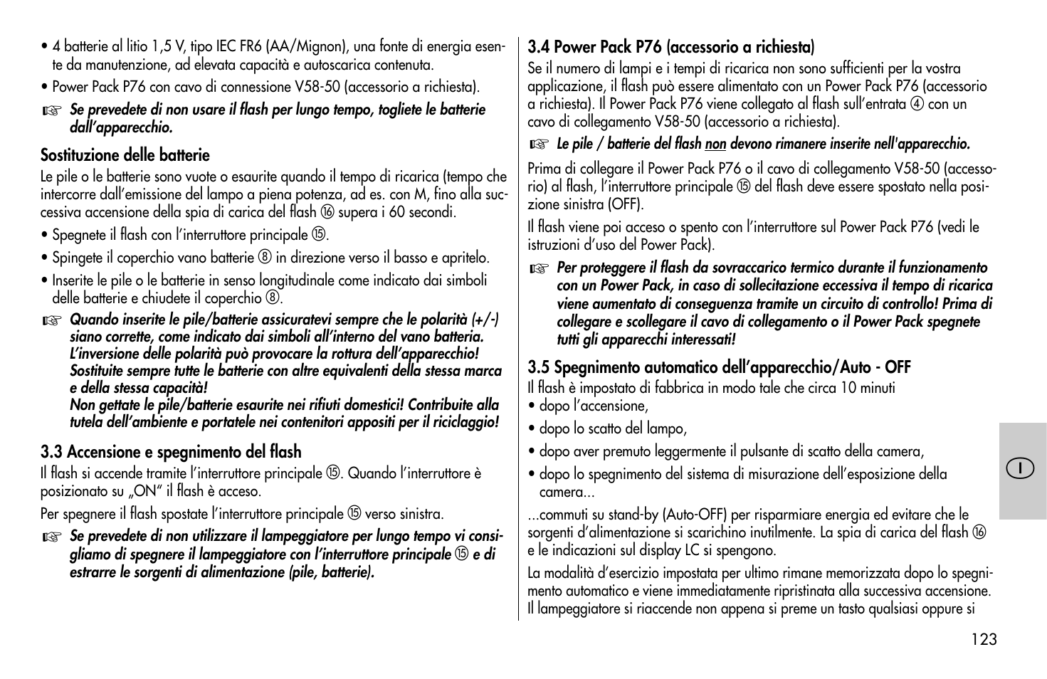 Metz MECABLITZ 58 AF-1 digital Canon User Manual | Page 123 / 190