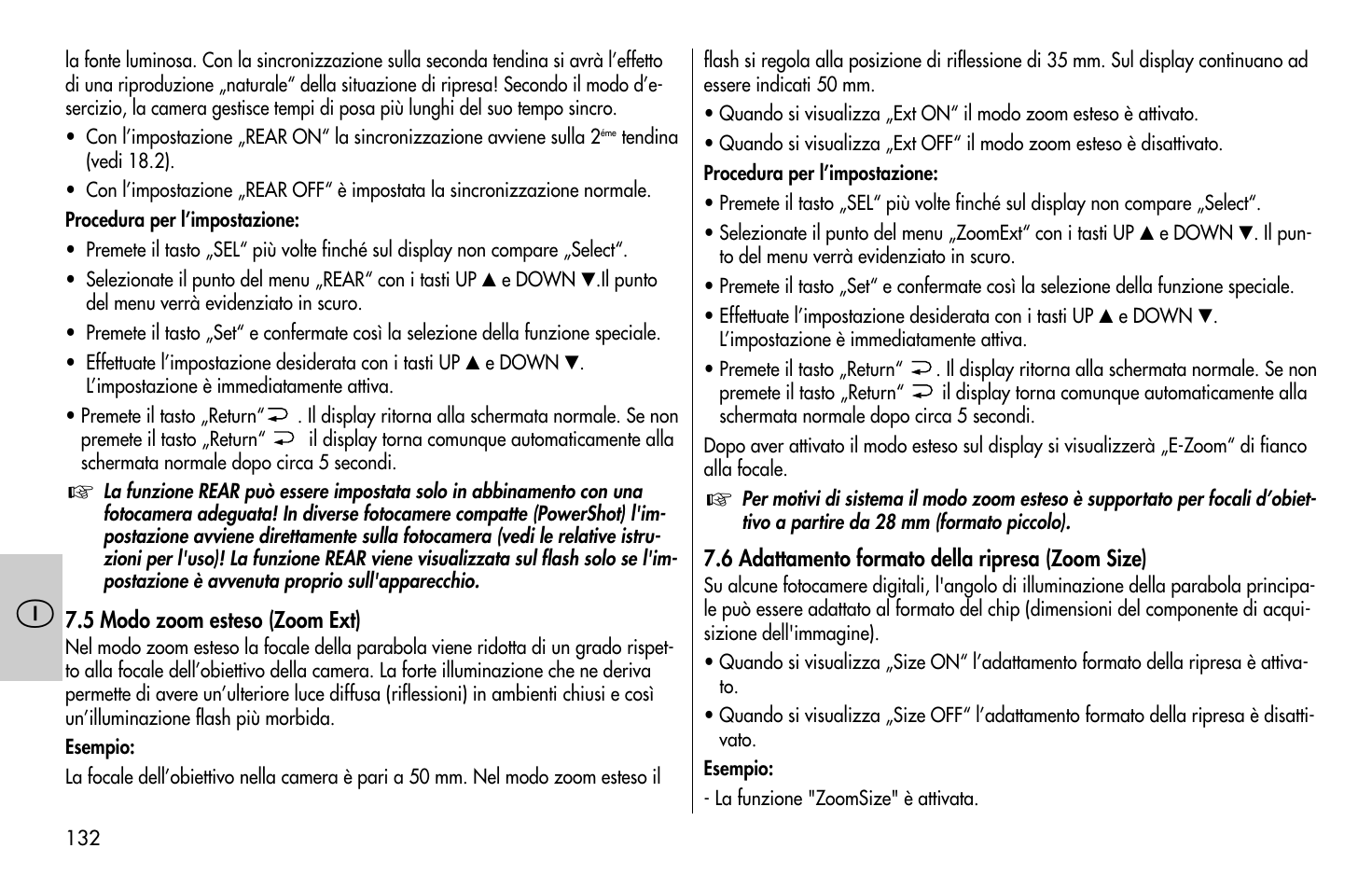 Metz MECABLITZ 58 AF-1 digital Canon User Manual | Page 132 / 190