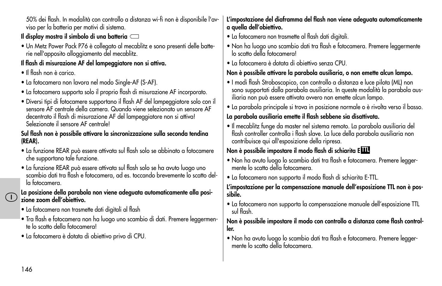 Metz MECABLITZ 58 AF-1 digital Canon User Manual | Page 146 / 190