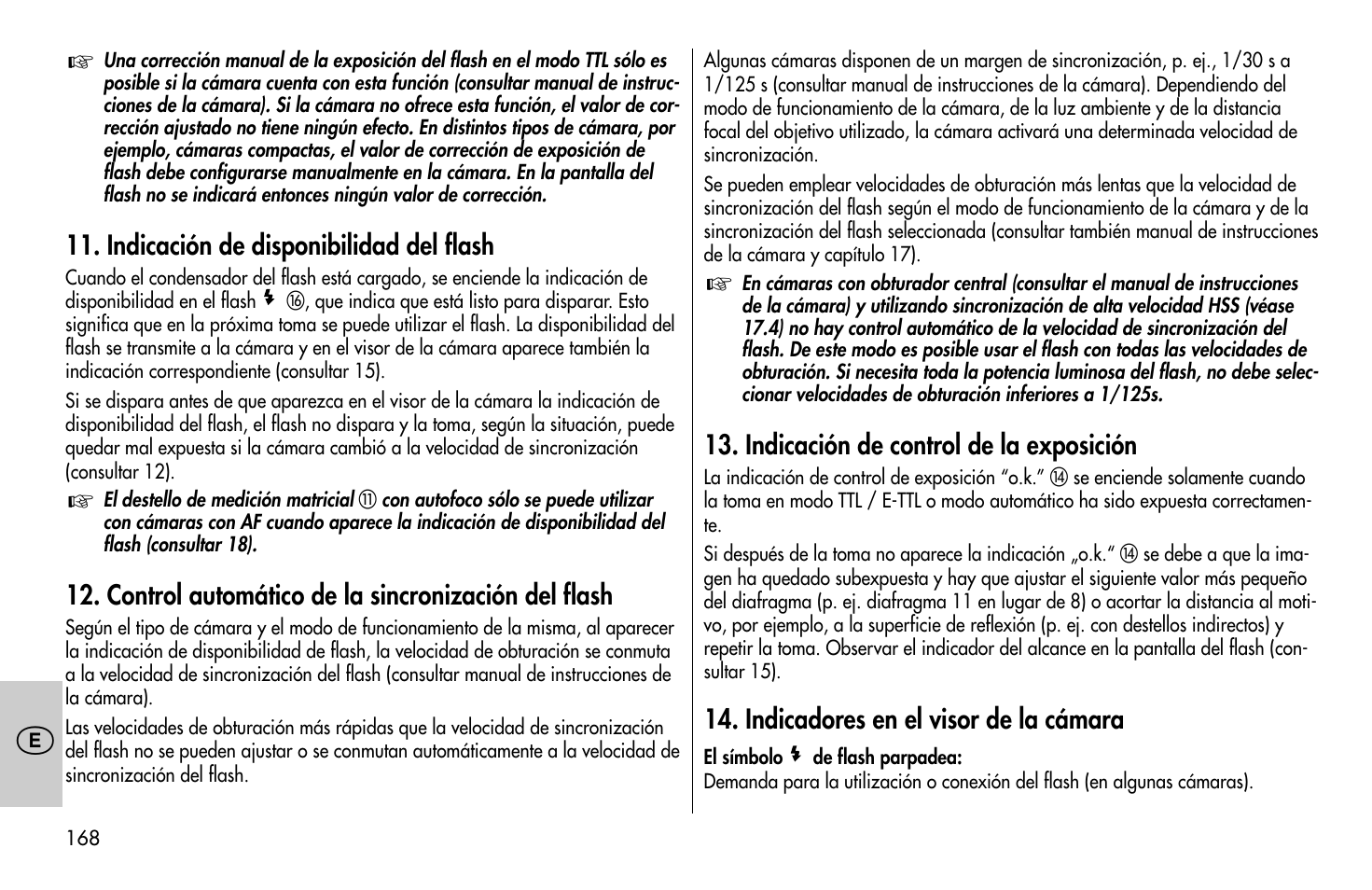 Metz MECABLITZ 58 AF-1 digital Canon User Manual | Page 168 / 190