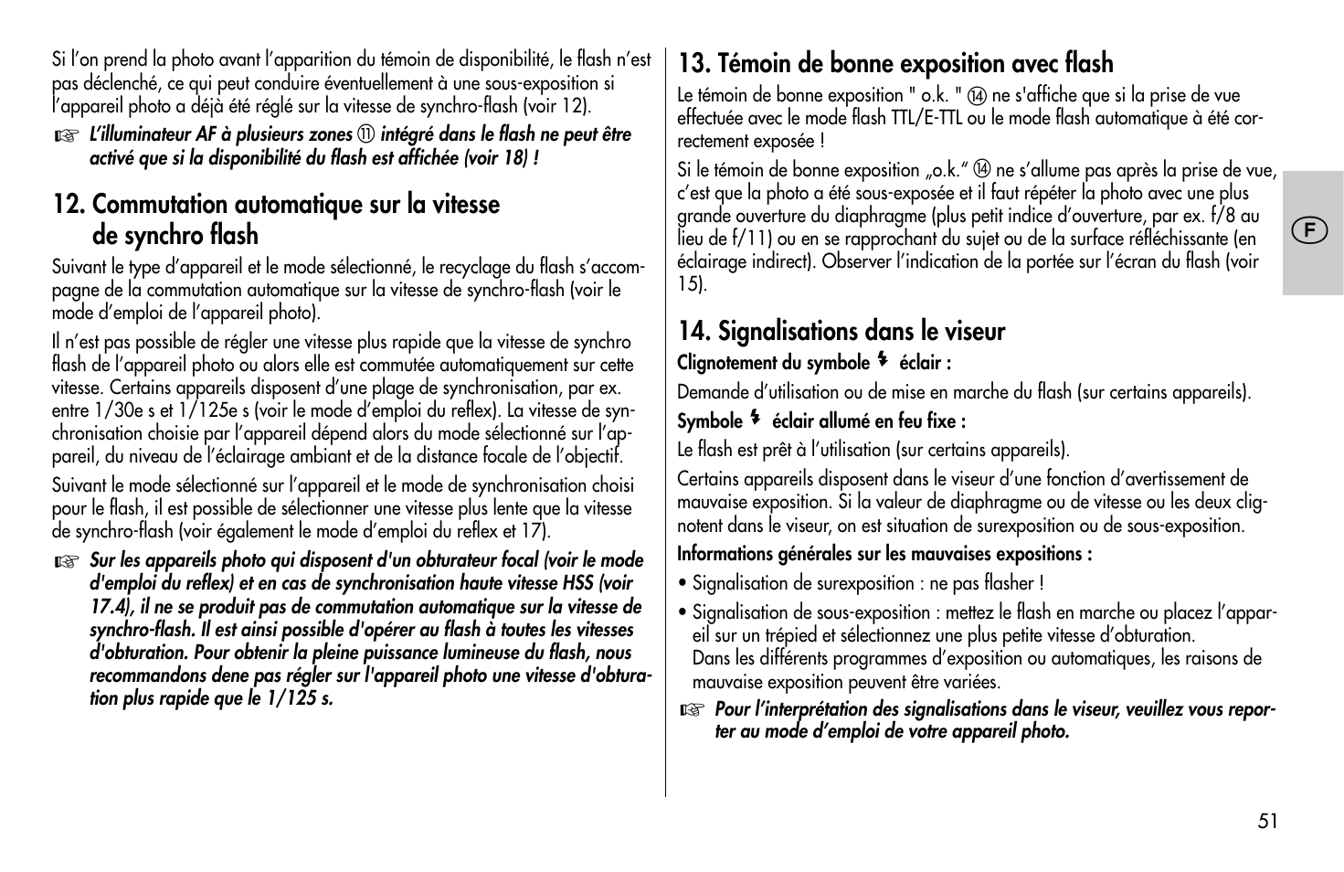 Metz MECABLITZ 58 AF-1 digital Canon User Manual | Page 51 / 190
