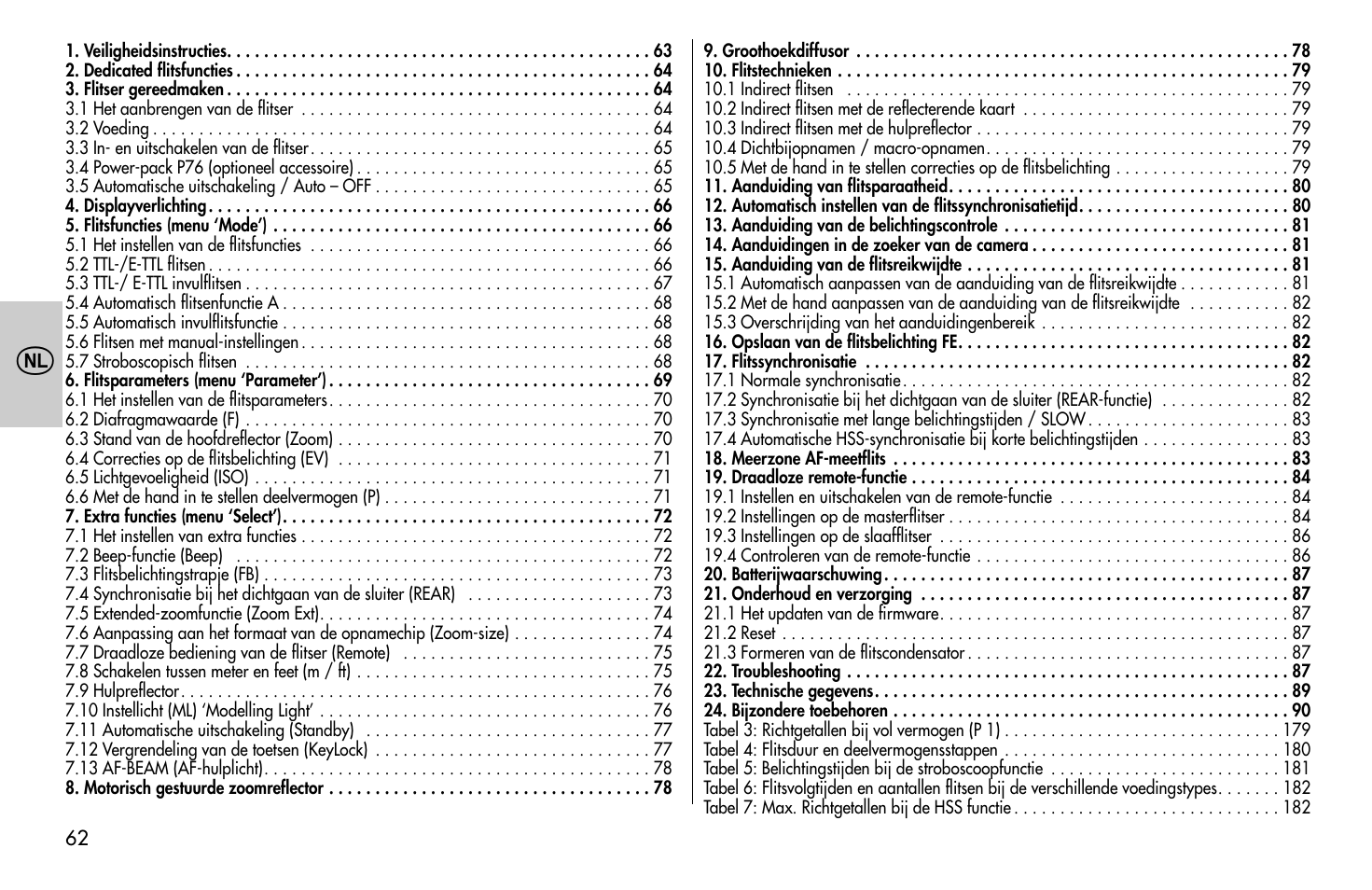 Metz MECABLITZ 58 AF-1 digital Canon User Manual | Page 62 / 190