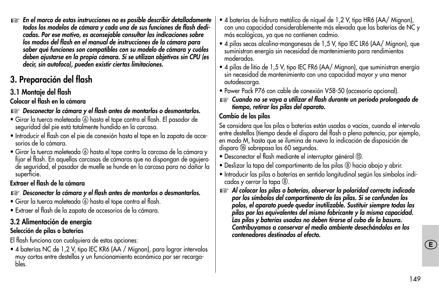 Metz MECABLITZ 58 AF-1 digital Nikon User Manual | Page 149 / 182