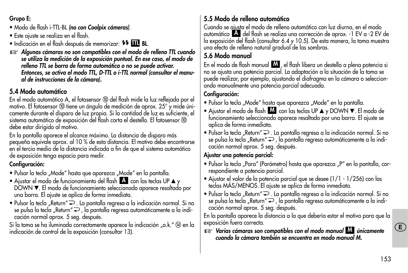 Metz MECABLITZ 58 AF-1 digital Nikon User Manual | Page 153 / 182