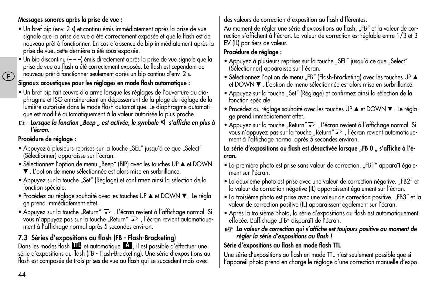 Metz MECABLITZ 58 AF-1 digital Nikon User Manual | Page 44 / 182