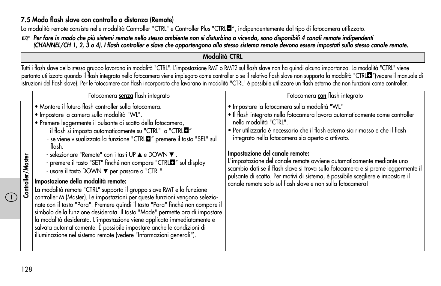 Metz MECABLITZ 58 AF-1 digital Sony User Manual | Page 128 / 182