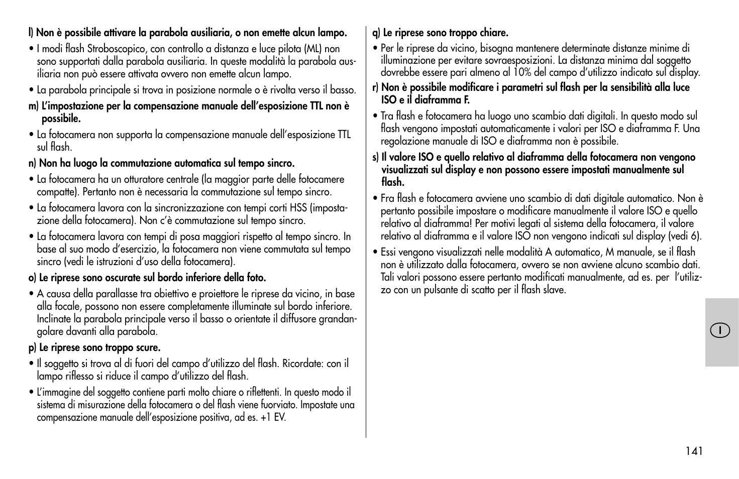 Metz MECABLITZ 58 AF-1 digital Sony User Manual | Page 141 / 182