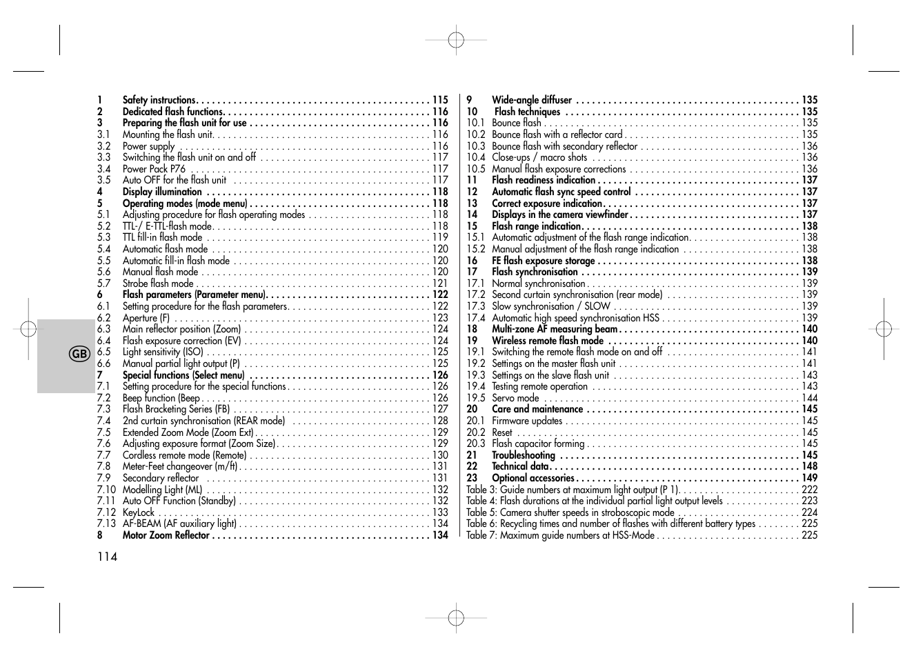 Metz MECABLITZ 58 AF-2 digital Canon User Manual | Page 114 / 230