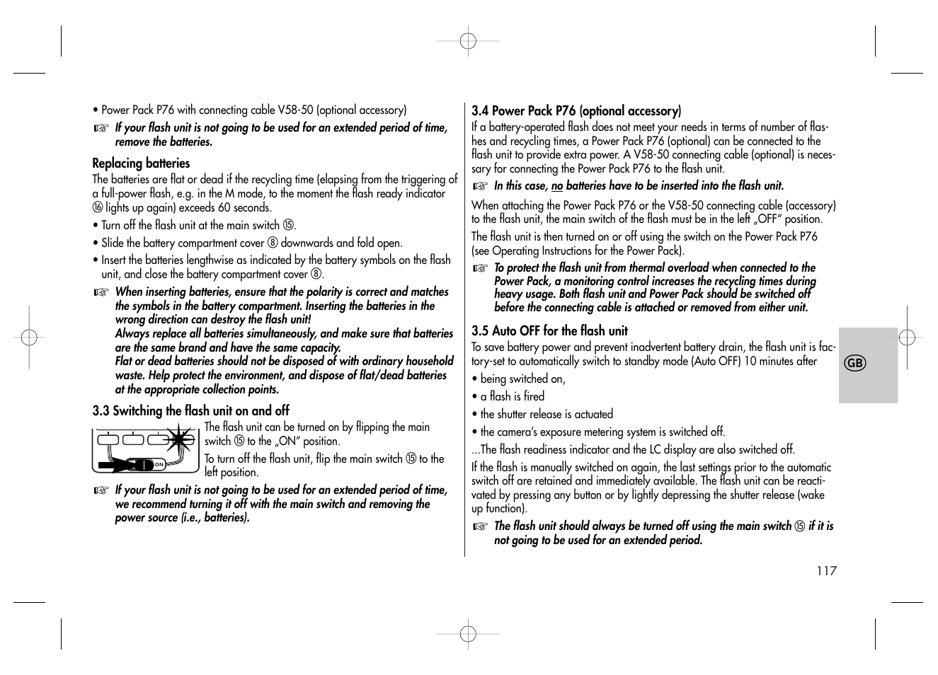 Metz MECABLITZ 58 AF-2 digital Canon User Manual | Page 117 / 230