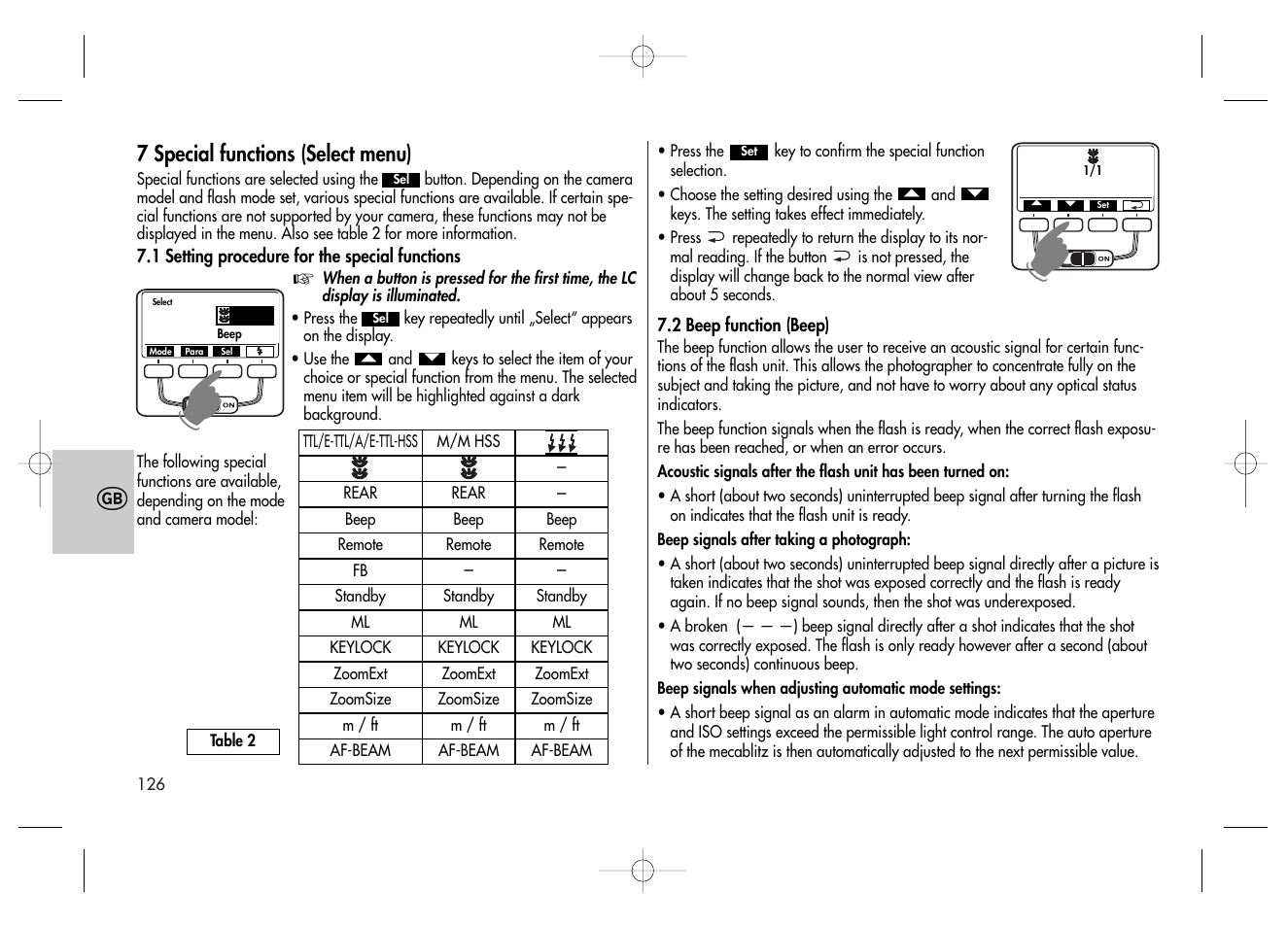 Metz MECABLITZ 58 AF-2 digital Canon User Manual | Page 126 / 230