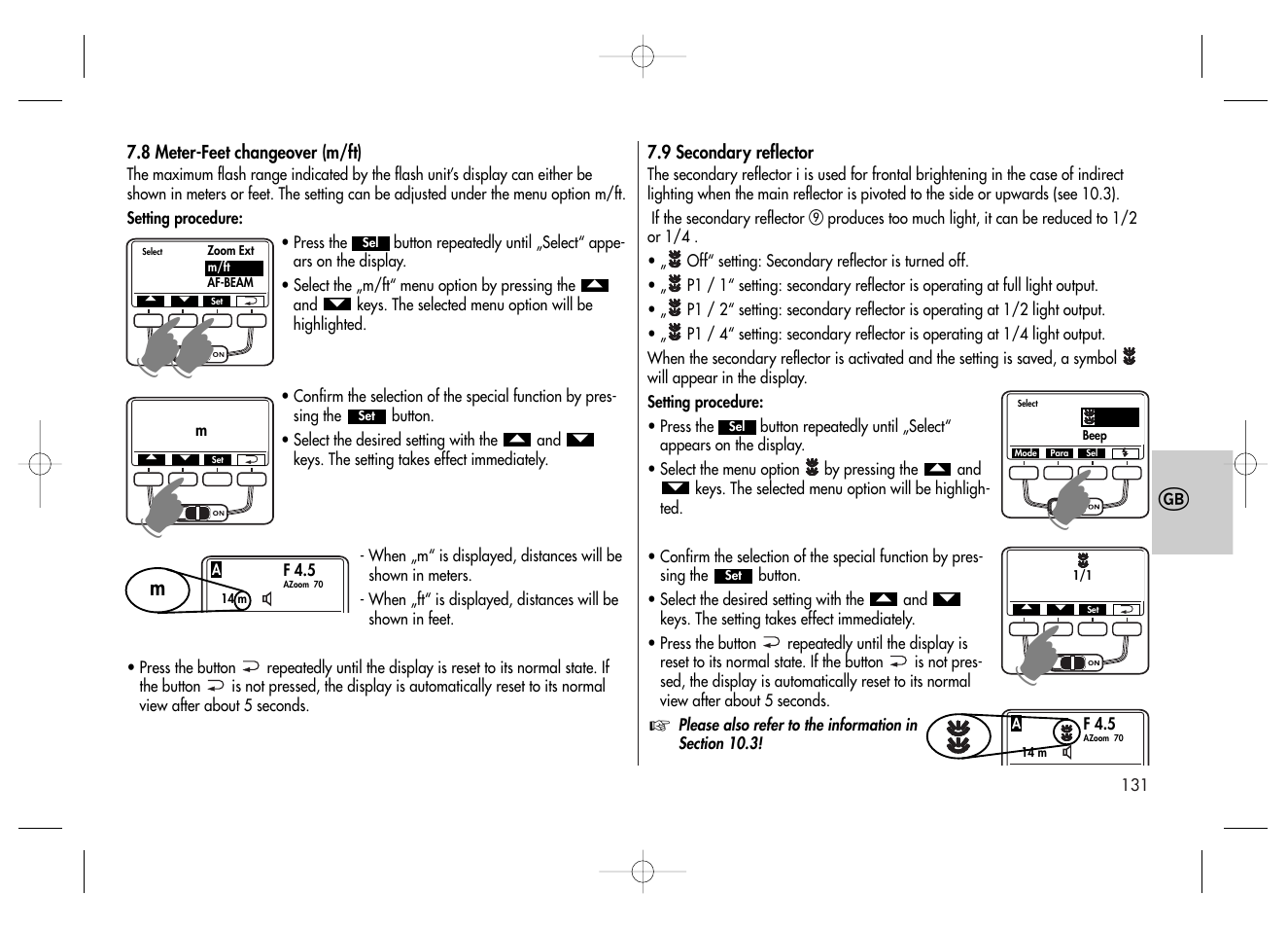 Metz MECABLITZ 58 AF-2 digital Canon User Manual | Page 131 / 230