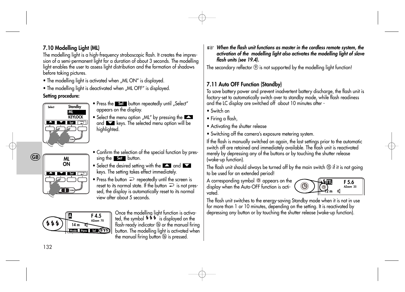 Metz MECABLITZ 58 AF-2 digital Canon User Manual | Page 132 / 230