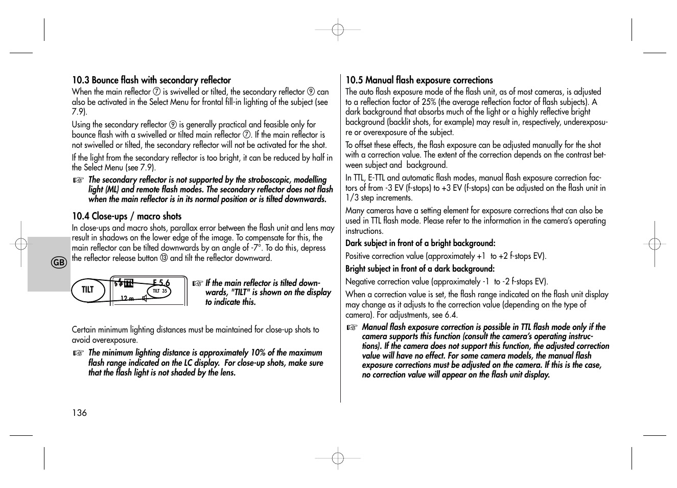 Metz MECABLITZ 58 AF-2 digital Canon User Manual | Page 136 / 230