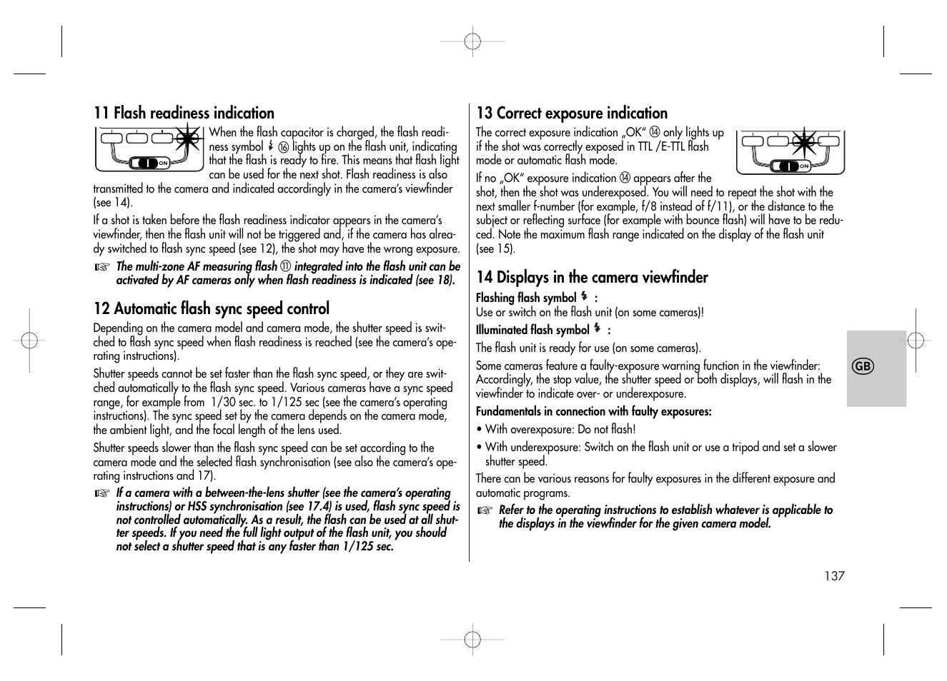 Metz MECABLITZ 58 AF-2 digital Canon User Manual | Page 137 / 230