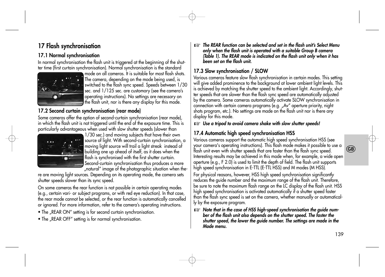 Metz MECABLITZ 58 AF-2 digital Canon User Manual | Page 139 / 230