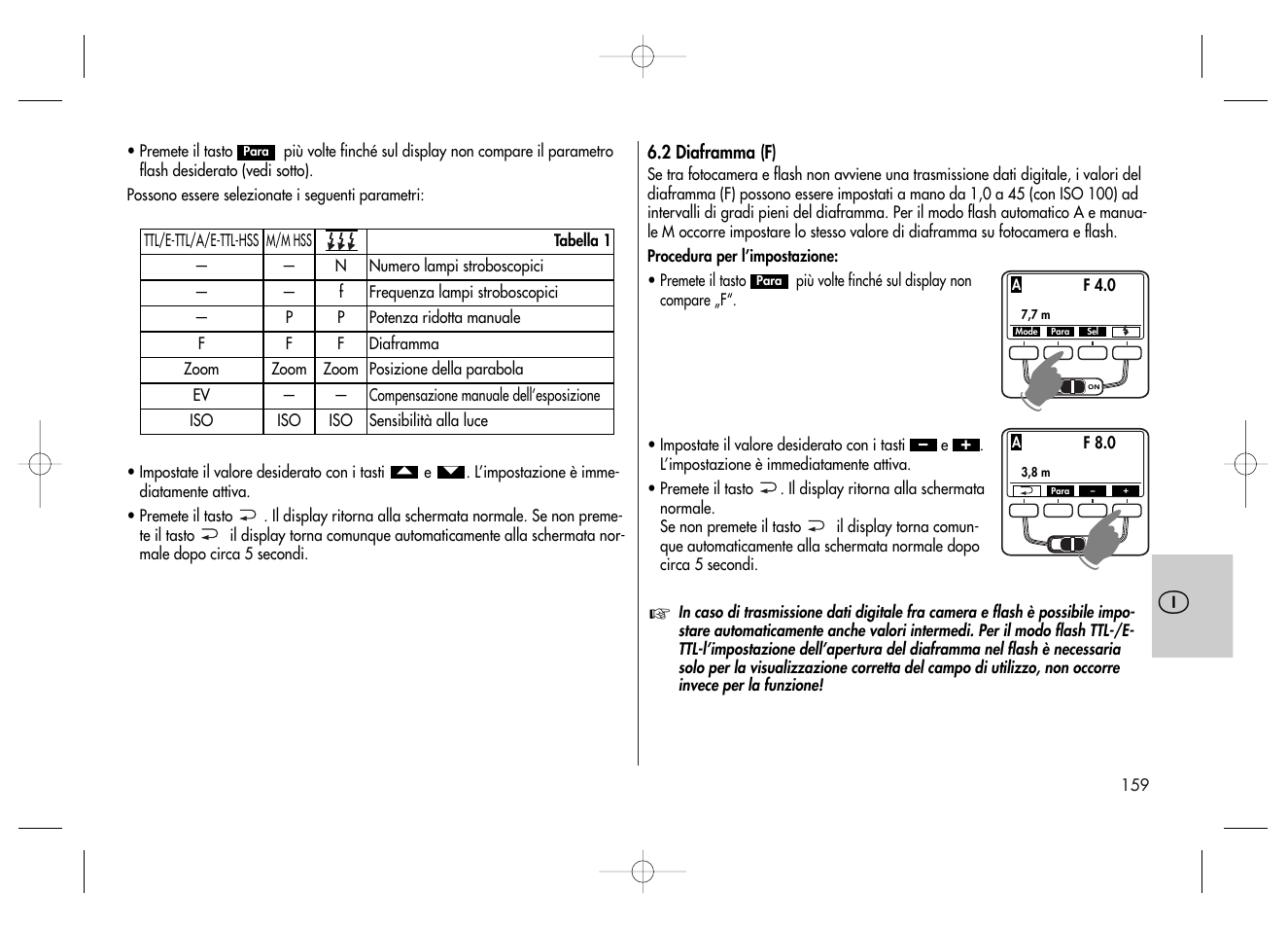 Metz MECABLITZ 58 AF-2 digital Canon User Manual | Page 159 / 230