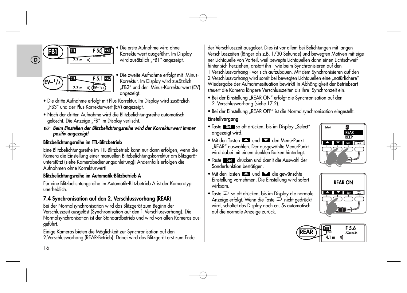 Metz MECABLITZ 58 AF-2 digital Canon User Manual | Page 16 / 230