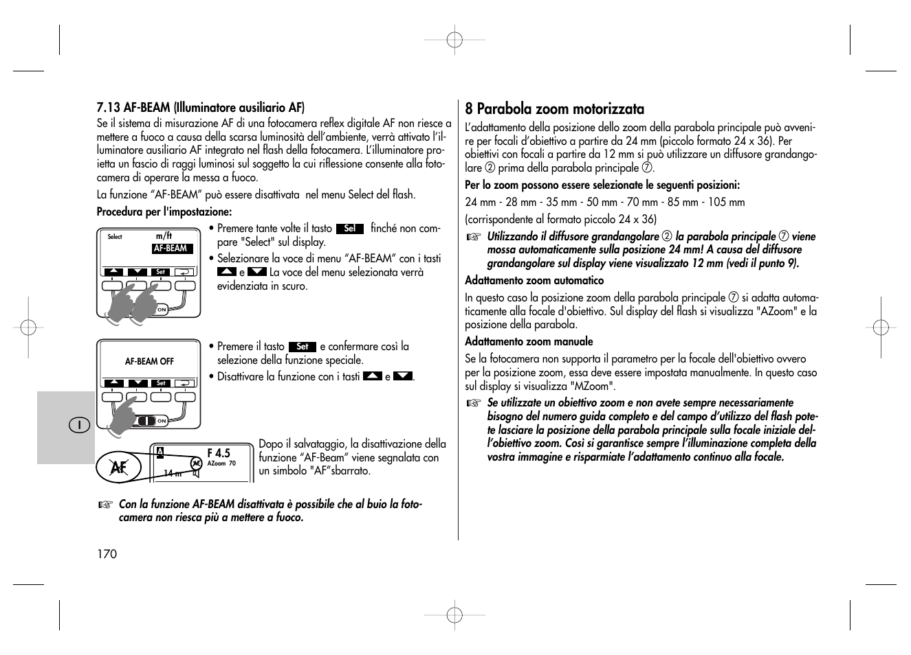 Metz MECABLITZ 58 AF-2 digital Canon User Manual | Page 170 / 230