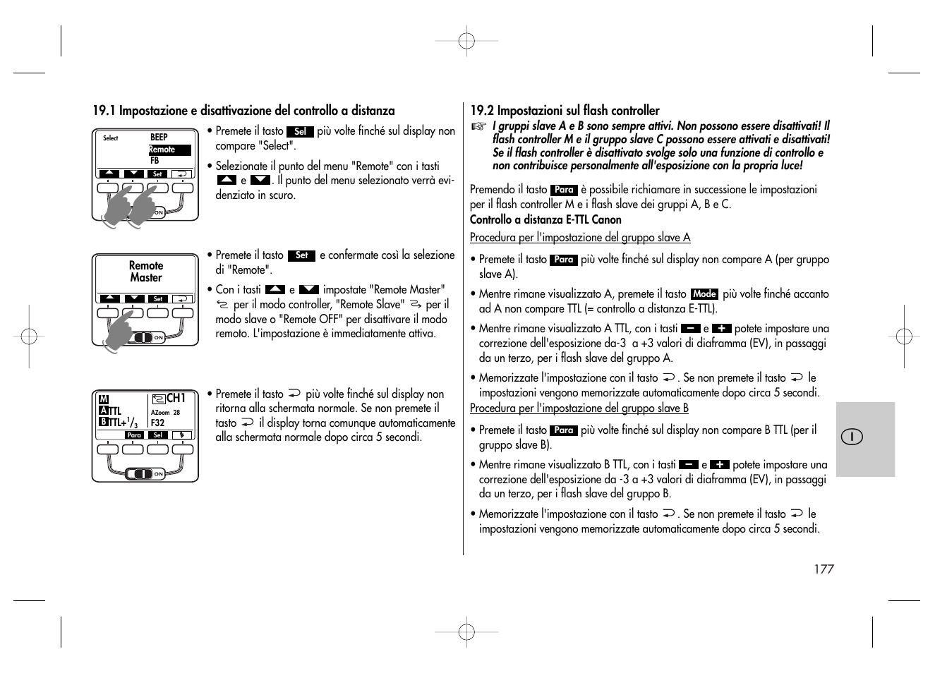 Metz MECABLITZ 58 AF-2 digital Canon User Manual | Page 177 / 230