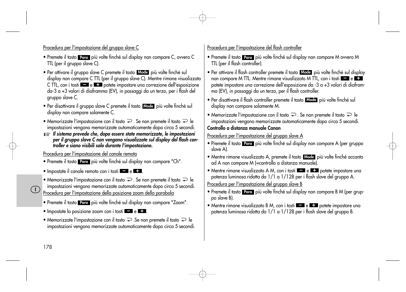 Metz MECABLITZ 58 AF-2 digital Canon User Manual | Page 178 / 230