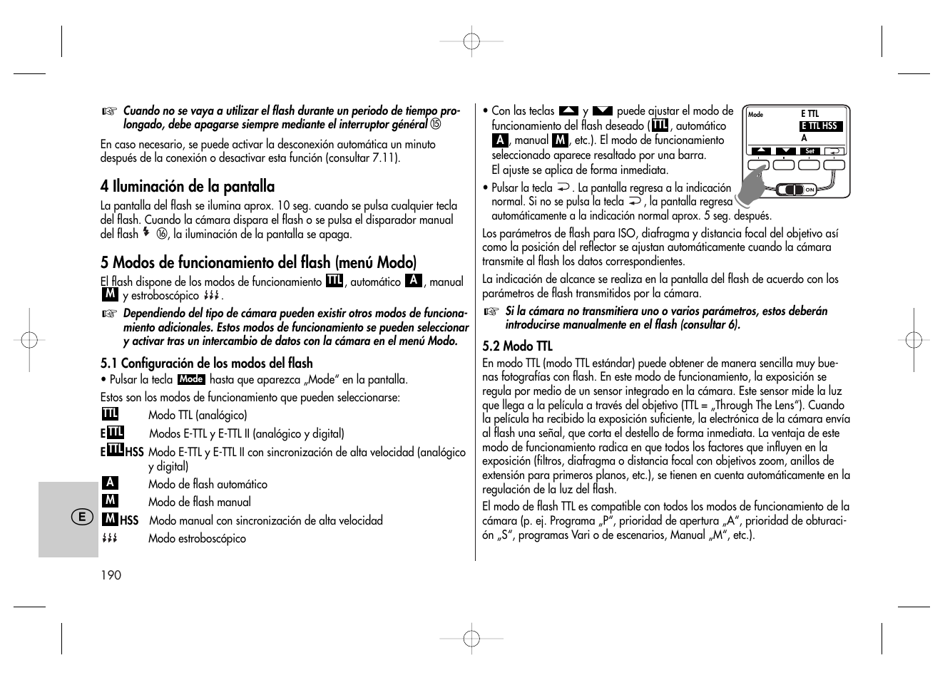 Metz MECABLITZ 58 AF-2 digital Canon User Manual | Page 190 / 230