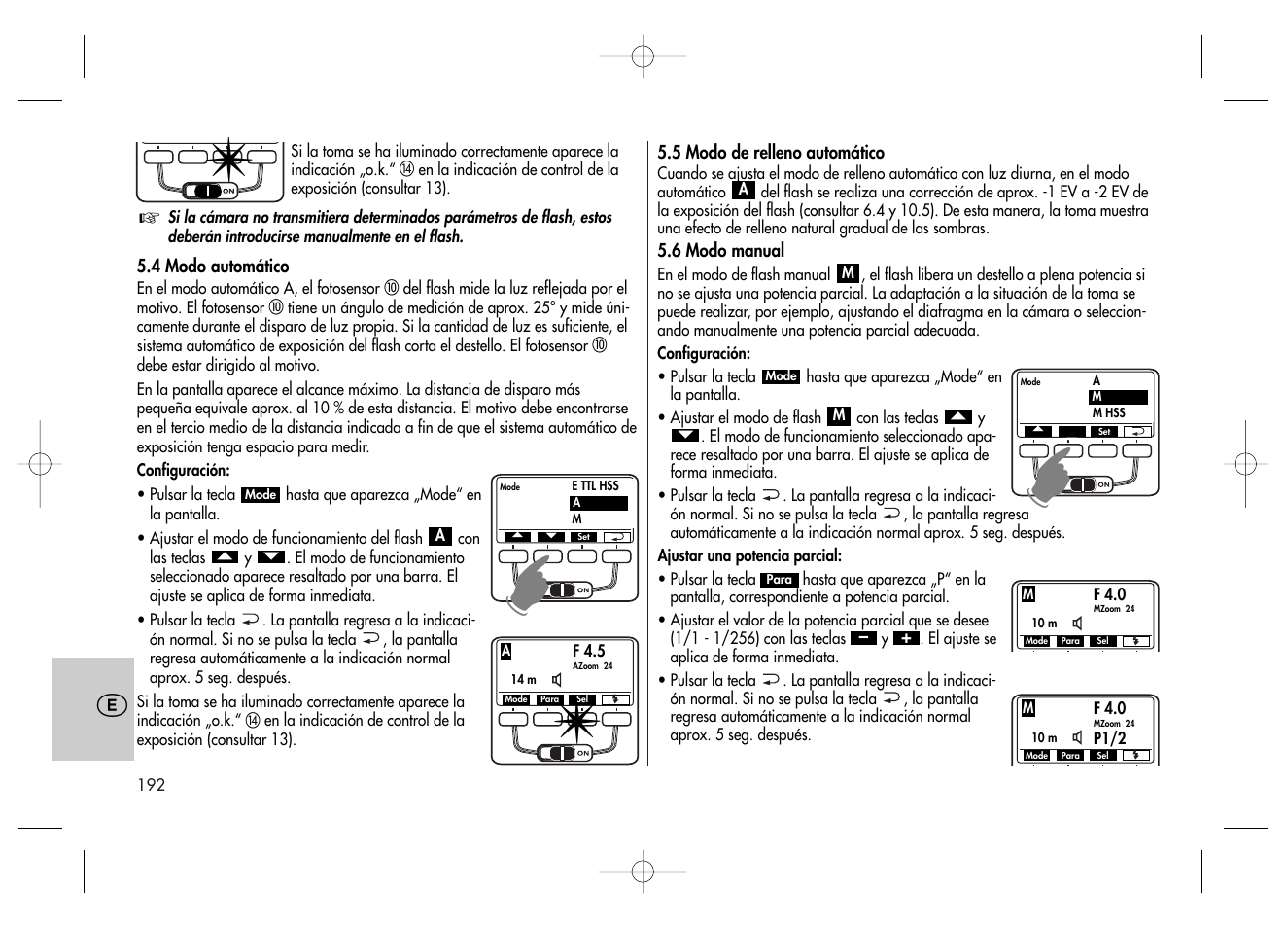 Metz MECABLITZ 58 AF-2 digital Canon User Manual | Page 192 / 230