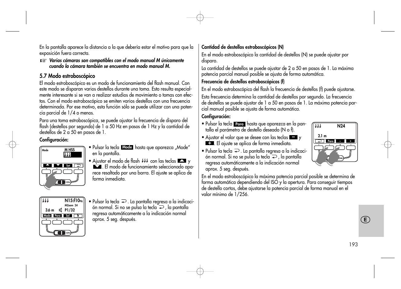 Metz MECABLITZ 58 AF-2 digital Canon User Manual | Page 193 / 230