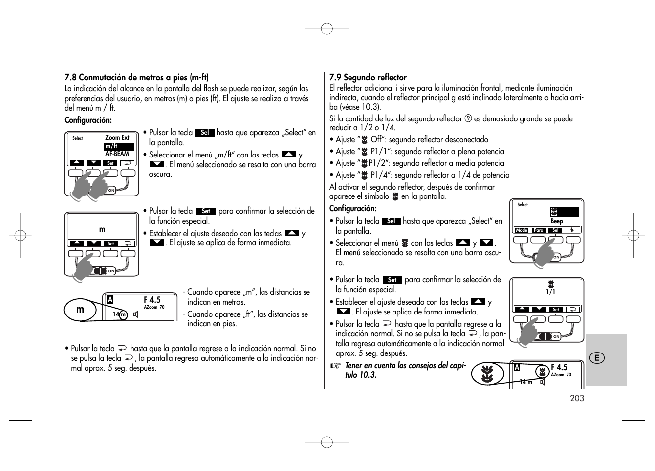 Metz MECABLITZ 58 AF-2 digital Canon User Manual | Page 203 / 230
