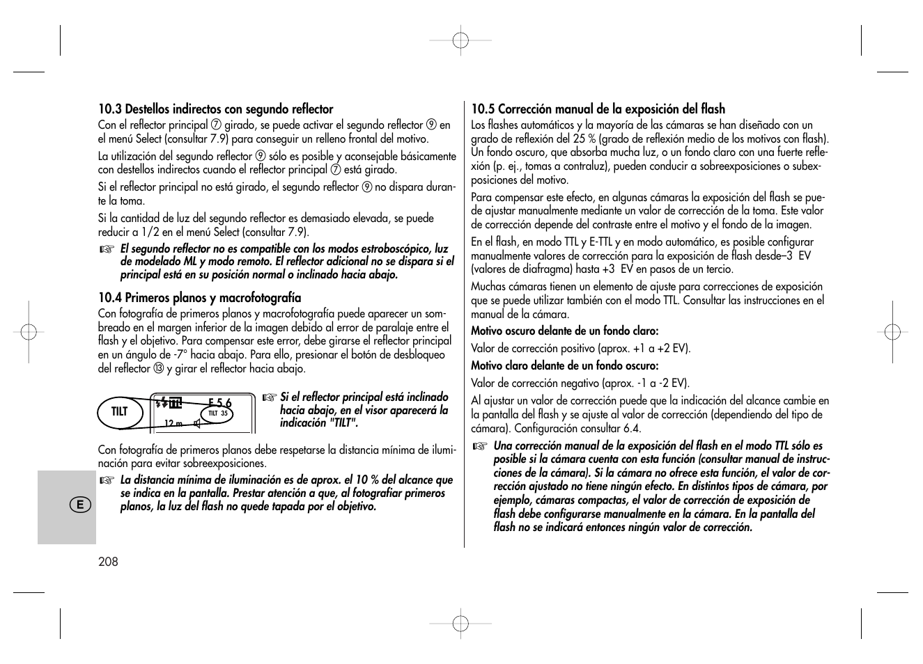 Metz MECABLITZ 58 AF-2 digital Canon User Manual | Page 208 / 230