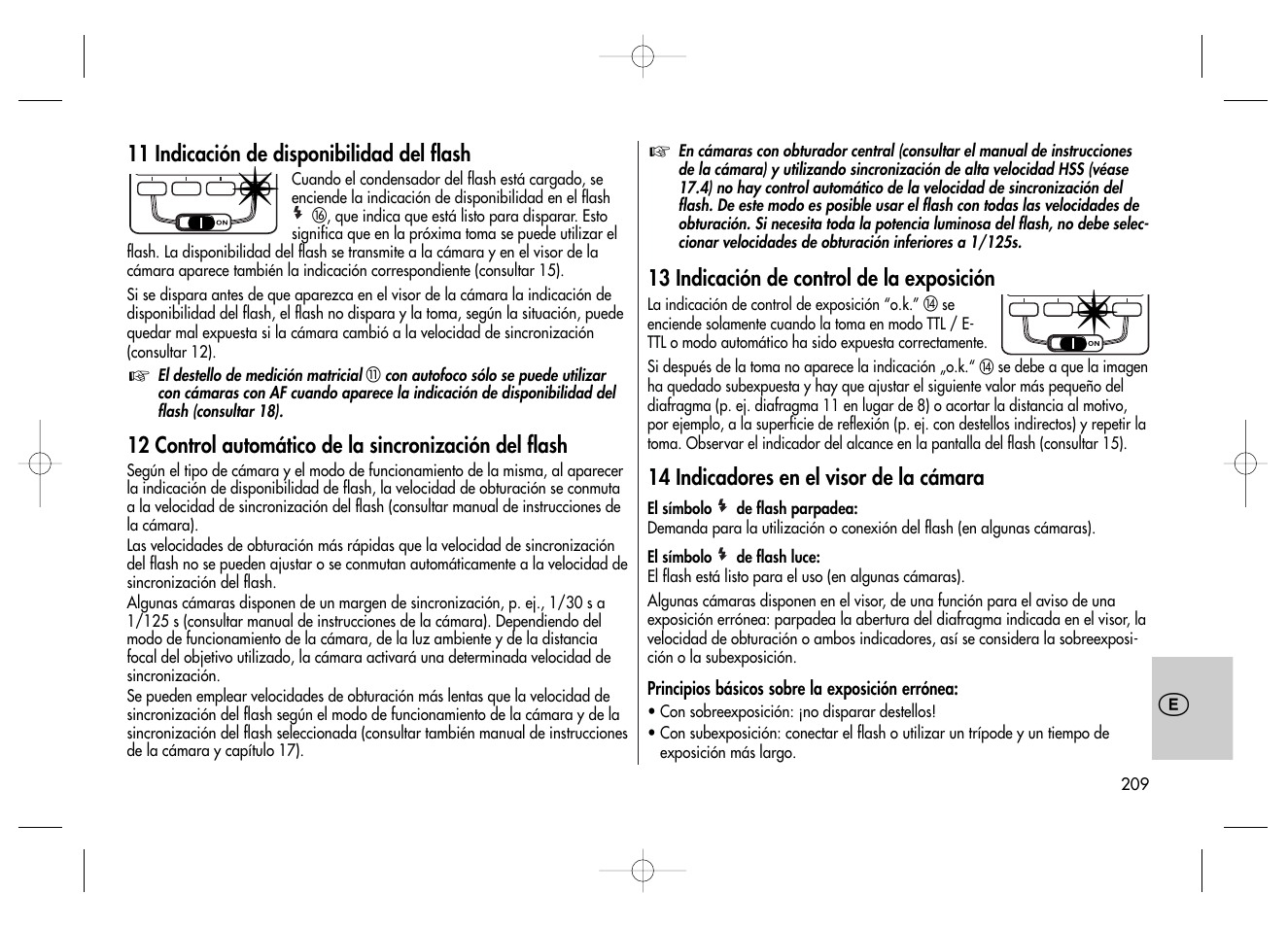 Metz MECABLITZ 58 AF-2 digital Canon User Manual | Page 209 / 230