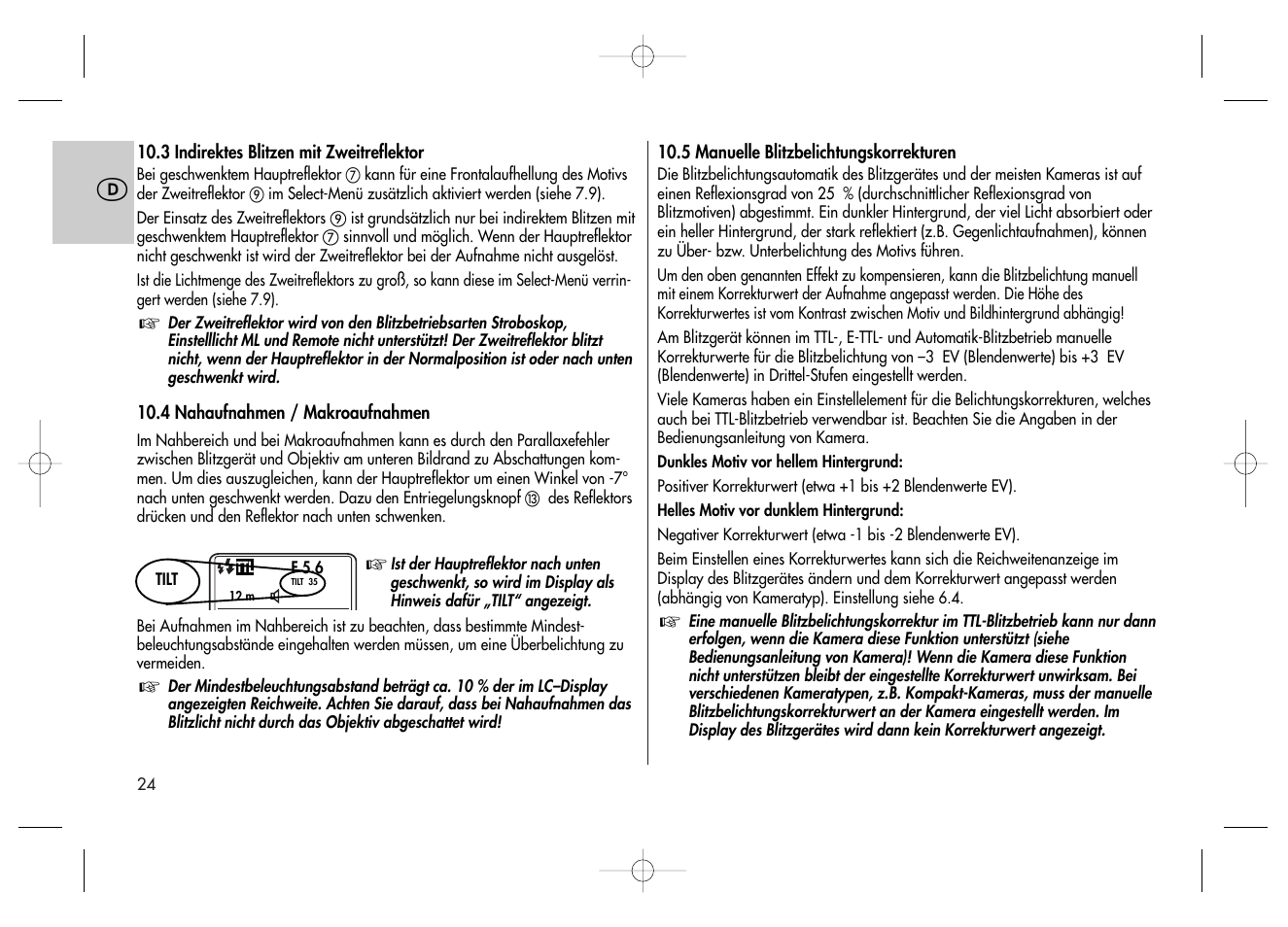 Metz MECABLITZ 58 AF-2 digital Canon User Manual | Page 24 / 230