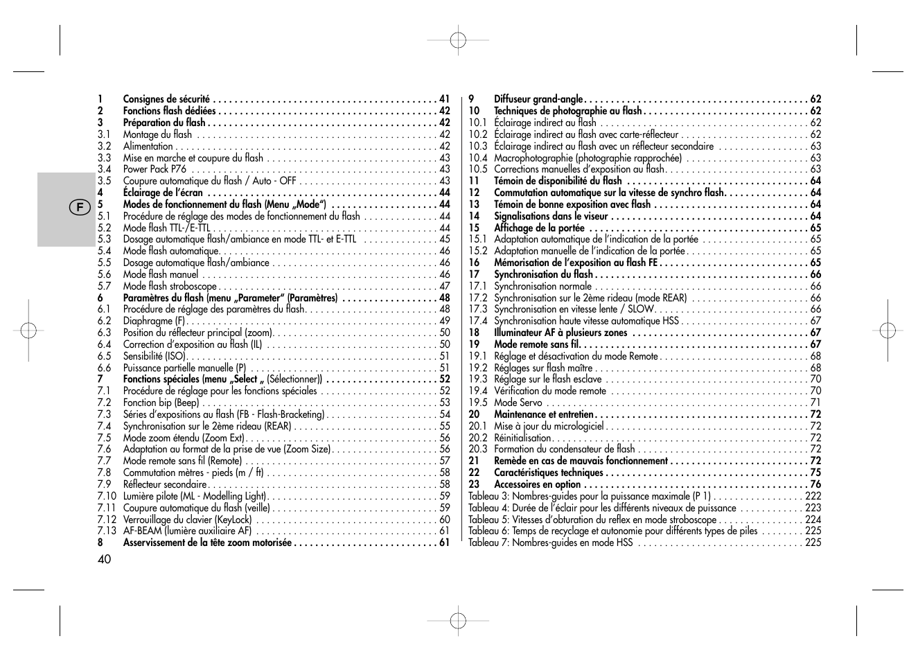 Metz MECABLITZ 58 AF-2 digital Canon User Manual | Page 40 / 230