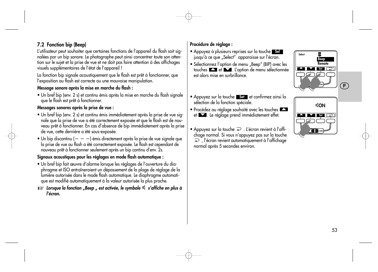 Metz MECABLITZ 58 AF-2 digital Canon User Manual | Page 53 / 230