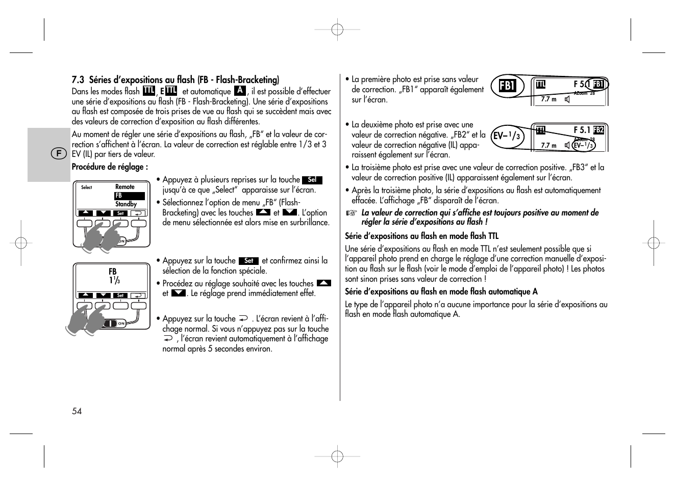 Metz MECABLITZ 58 AF-2 digital Canon User Manual | Page 54 / 230