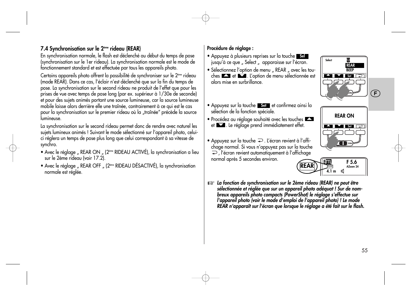 Metz MECABLITZ 58 AF-2 digital Canon User Manual | Page 55 / 230