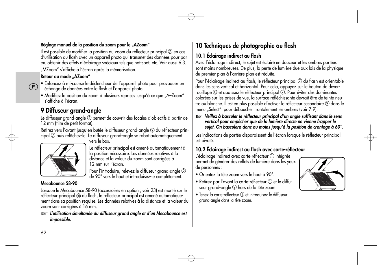 Metz MECABLITZ 58 AF-2 digital Canon User Manual | Page 62 / 230