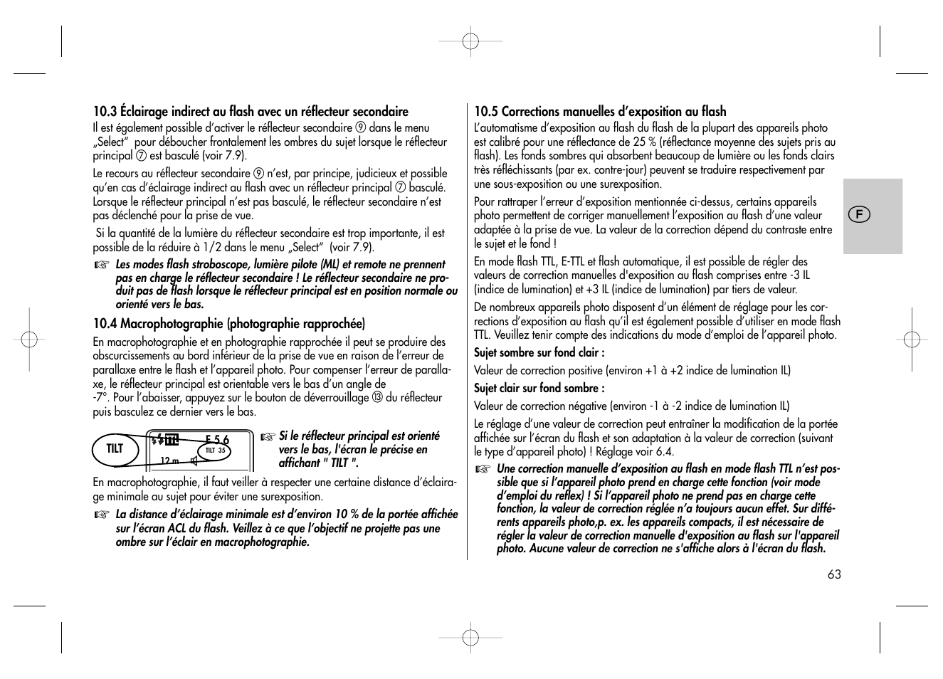 Metz MECABLITZ 58 AF-2 digital Canon User Manual | Page 63 / 230