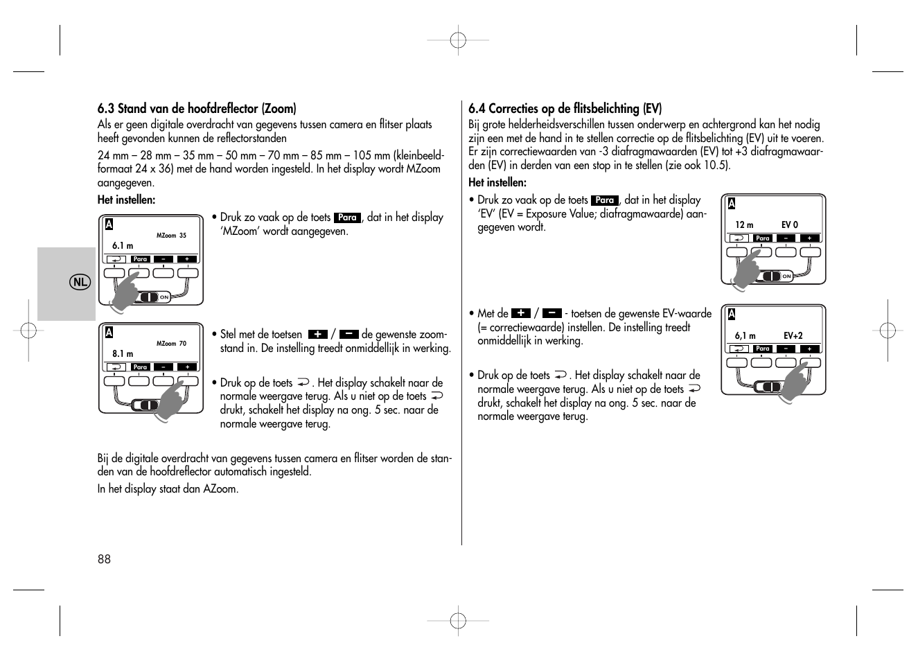 Metz MECABLITZ 58 AF-2 digital Canon User Manual | Page 88 / 230