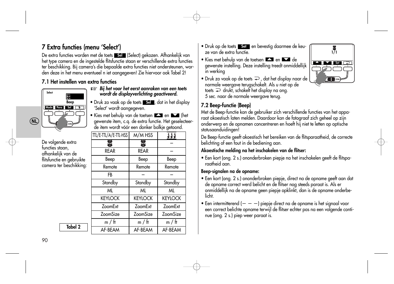 Metz MECABLITZ 58 AF-2 digital Canon User Manual | Page 90 / 230