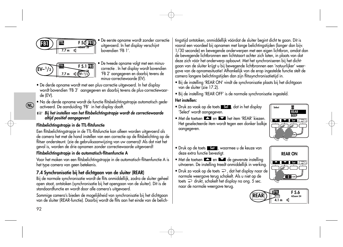 Metz MECABLITZ 58 AF-2 digital Canon User Manual | Page 92 / 230