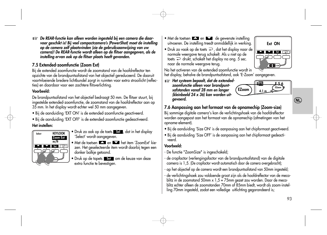 Metz MECABLITZ 58 AF-2 digital Canon User Manual | Page 93 / 230