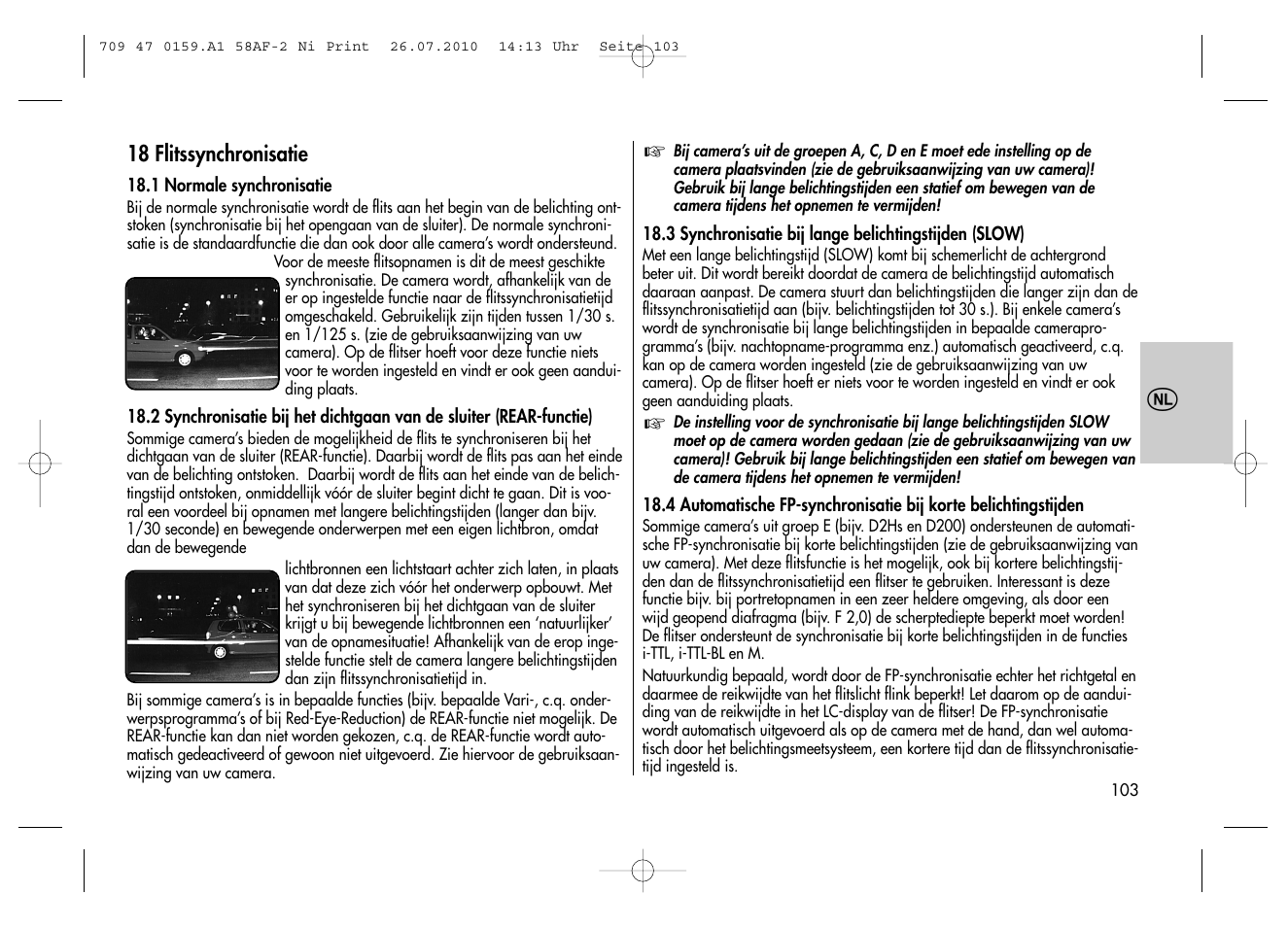 Metz MECABLITZ 58 AF-2 digital Nikon User Manual | Page 103 / 230