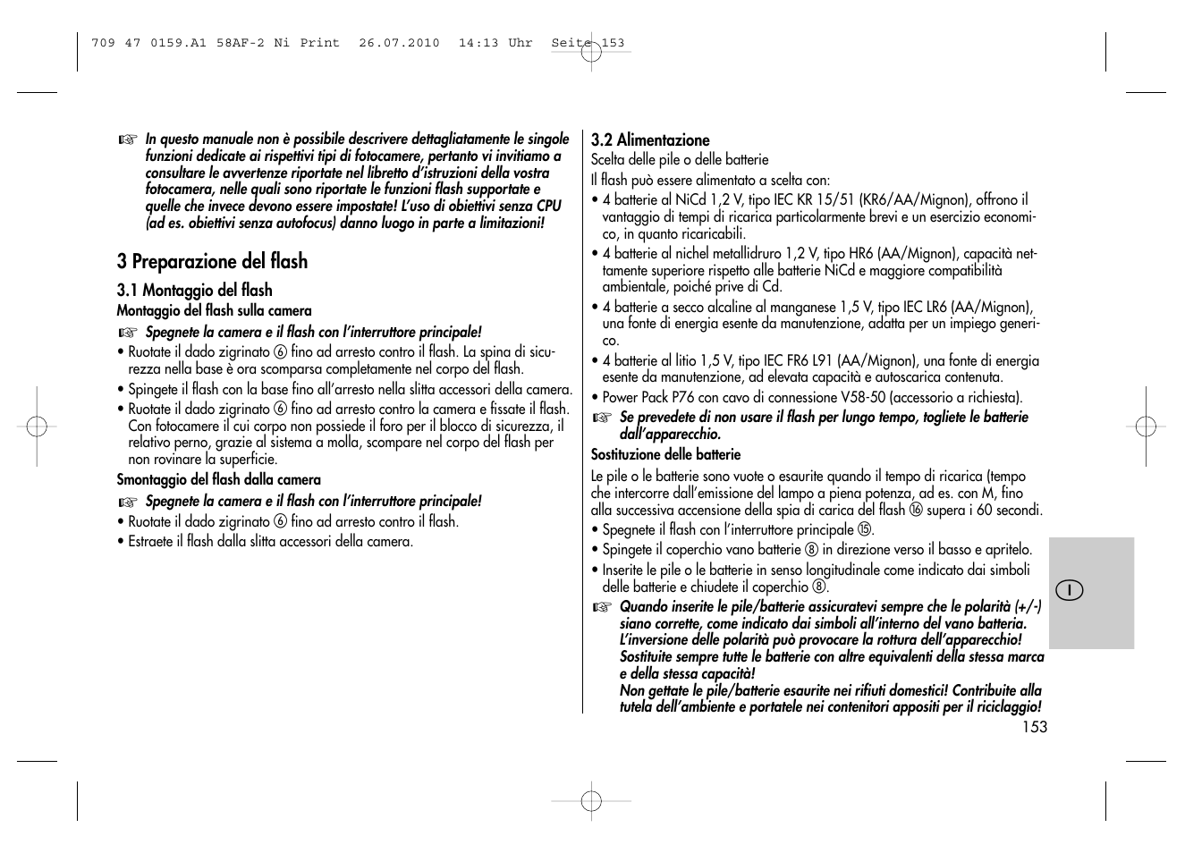 Metz MECABLITZ 58 AF-2 digital Nikon User Manual | Page 153 / 230